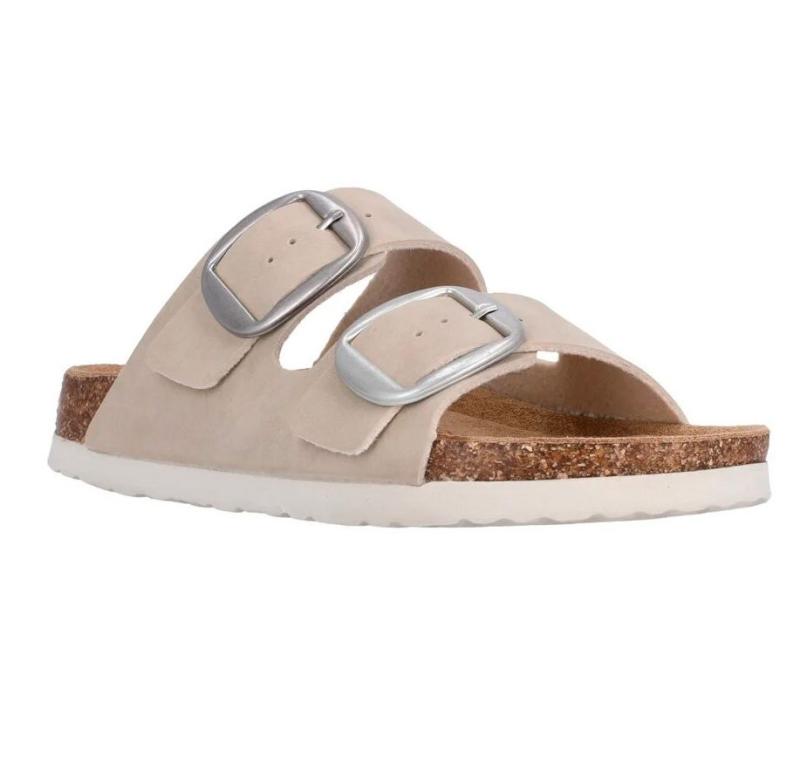 Bundao Kork Sandal til Dame, Oatmeal - Fantastisk Tilbud!