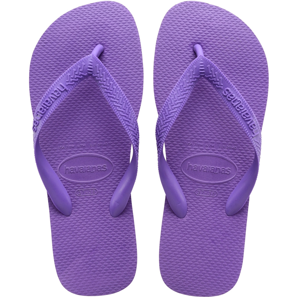 Havaianas Unisex Top Slippers - Mørk Lilla - Komfortabel Sommerfootwear