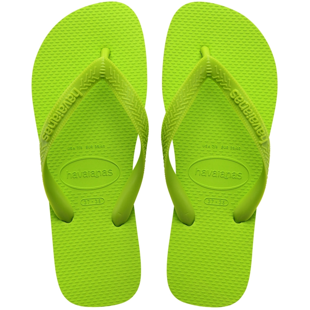 Havaianas Unisex Top Slippers - Lemon Green til Sommerbrug