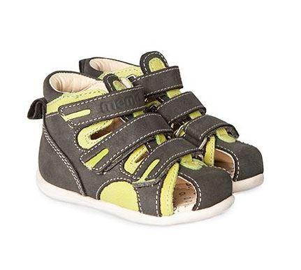 Bambi Sandal i Grøn - Drengesandal med Ekstra Støtte