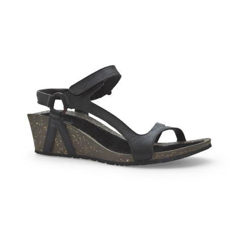 Teva Cabrillo Universal Wedge Sandal til Dame, Sort