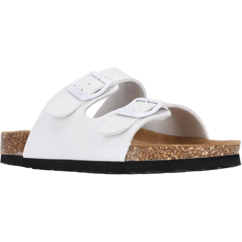 Cruz Whitehill Kork Sandal til Dame, Hvid - Fantastisk Tilbud!