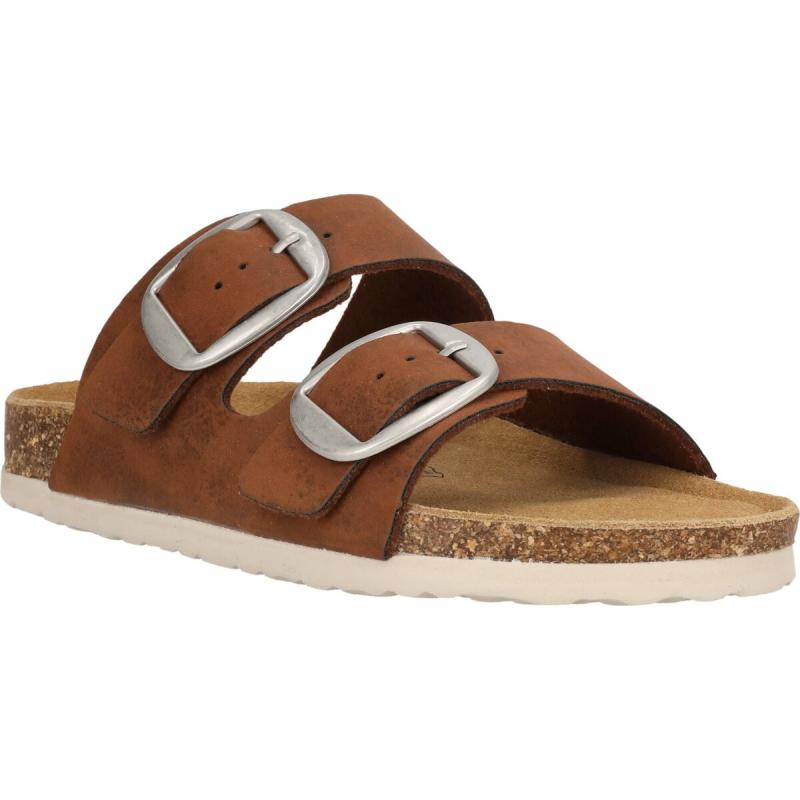 Bundao Kork Sandal til Dame, Rustfarvet fra Cruz