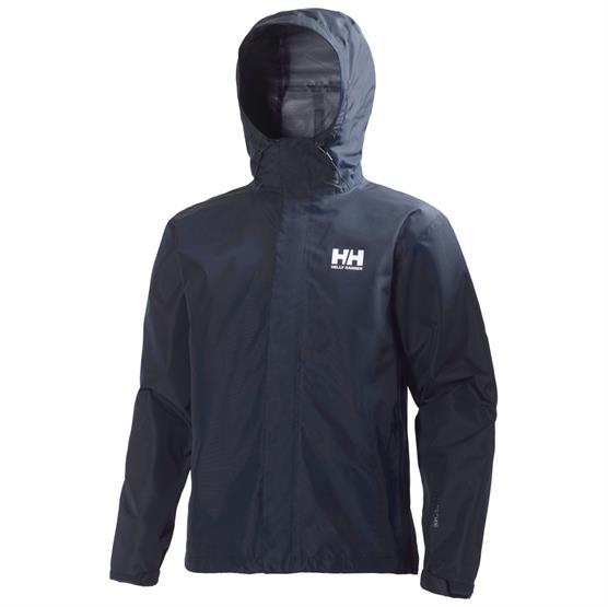 Helly Hansen Seven J Regnjakke til Mænd - Navy Kampagne