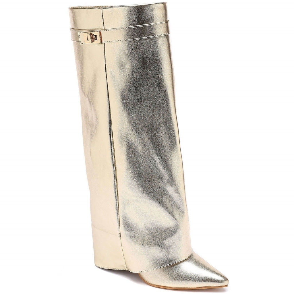 Luc Dame Støvler 8623a   Gold fra Shoes