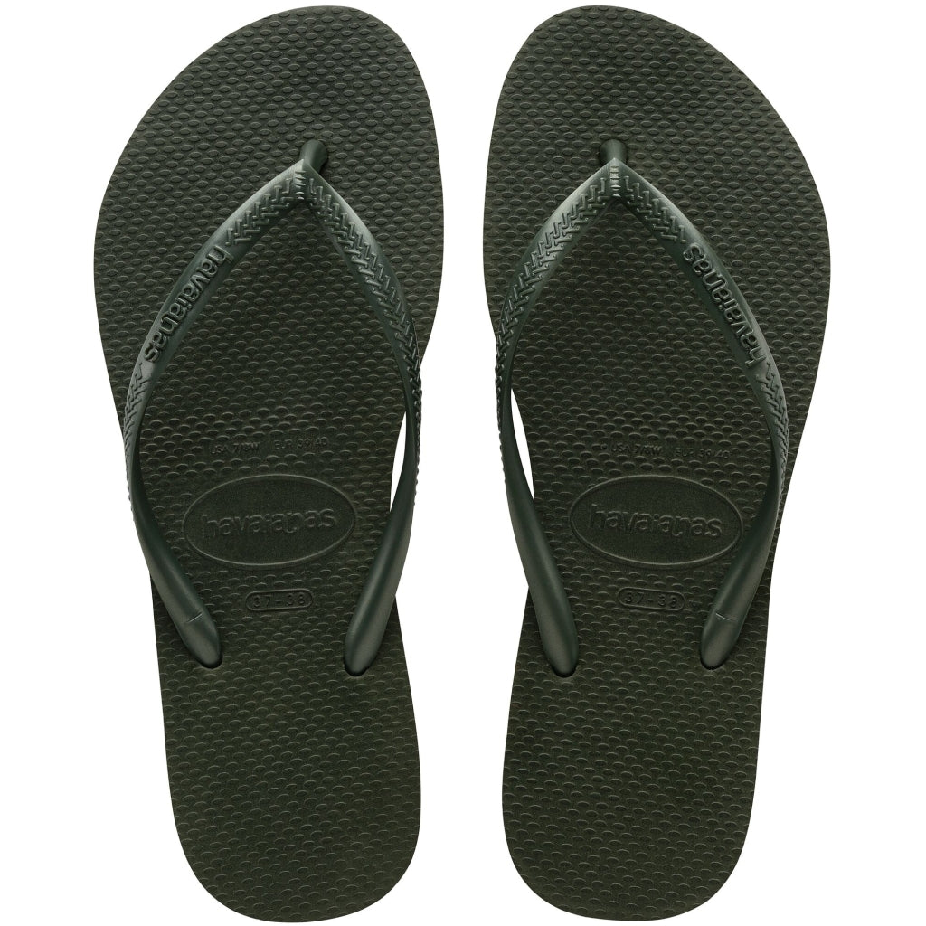 Slippers Slim 4000030   Olive Green fra Havaianas