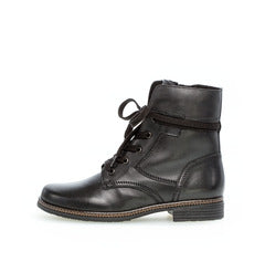 Elegant sort støvle med snørebånd fra Gabor - Black Friday!