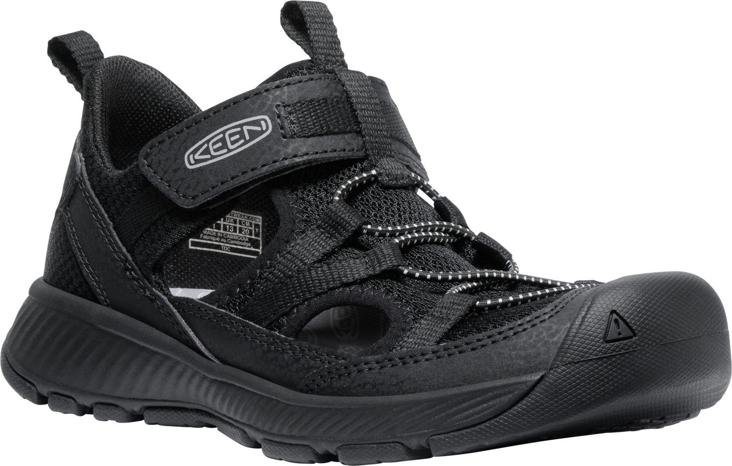 Keen Motozoa Børnesandal med Lukket Tå - Sort Tilbud!