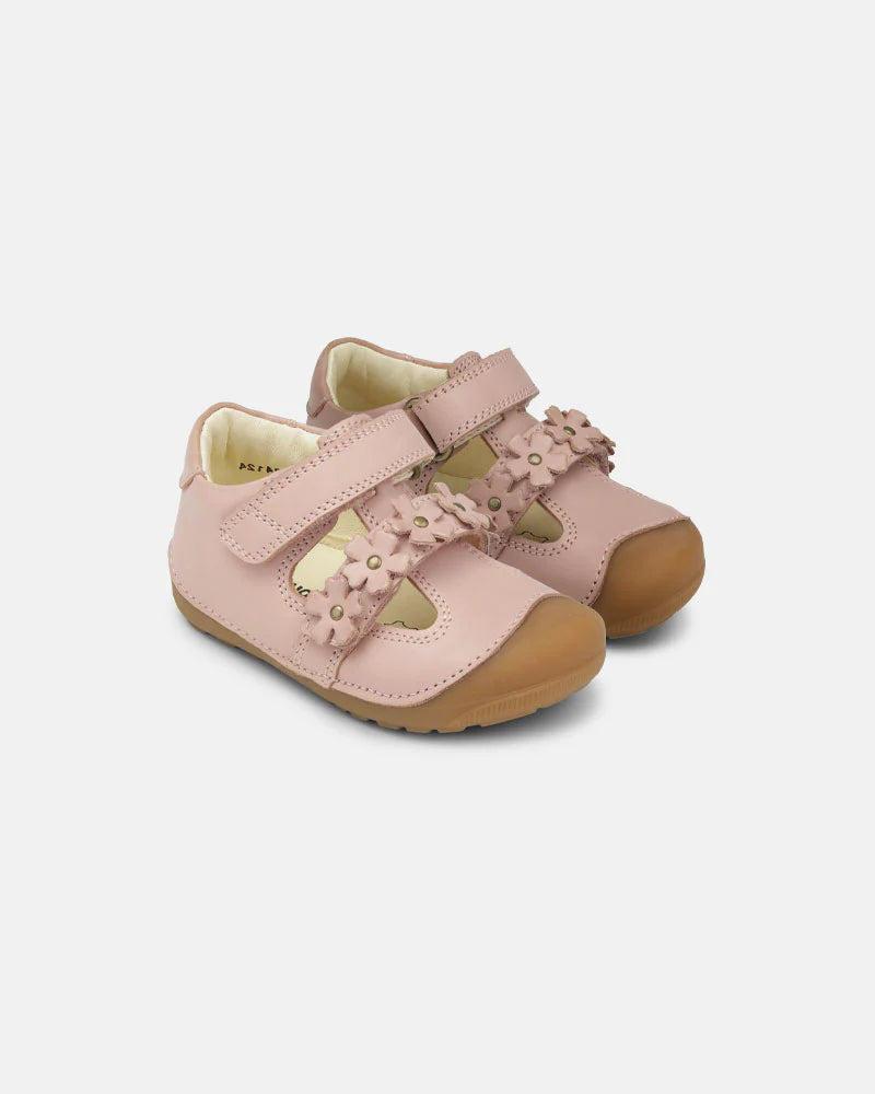 Petit Sommer Blomst Børnesandal i Rose fra Bundgaard