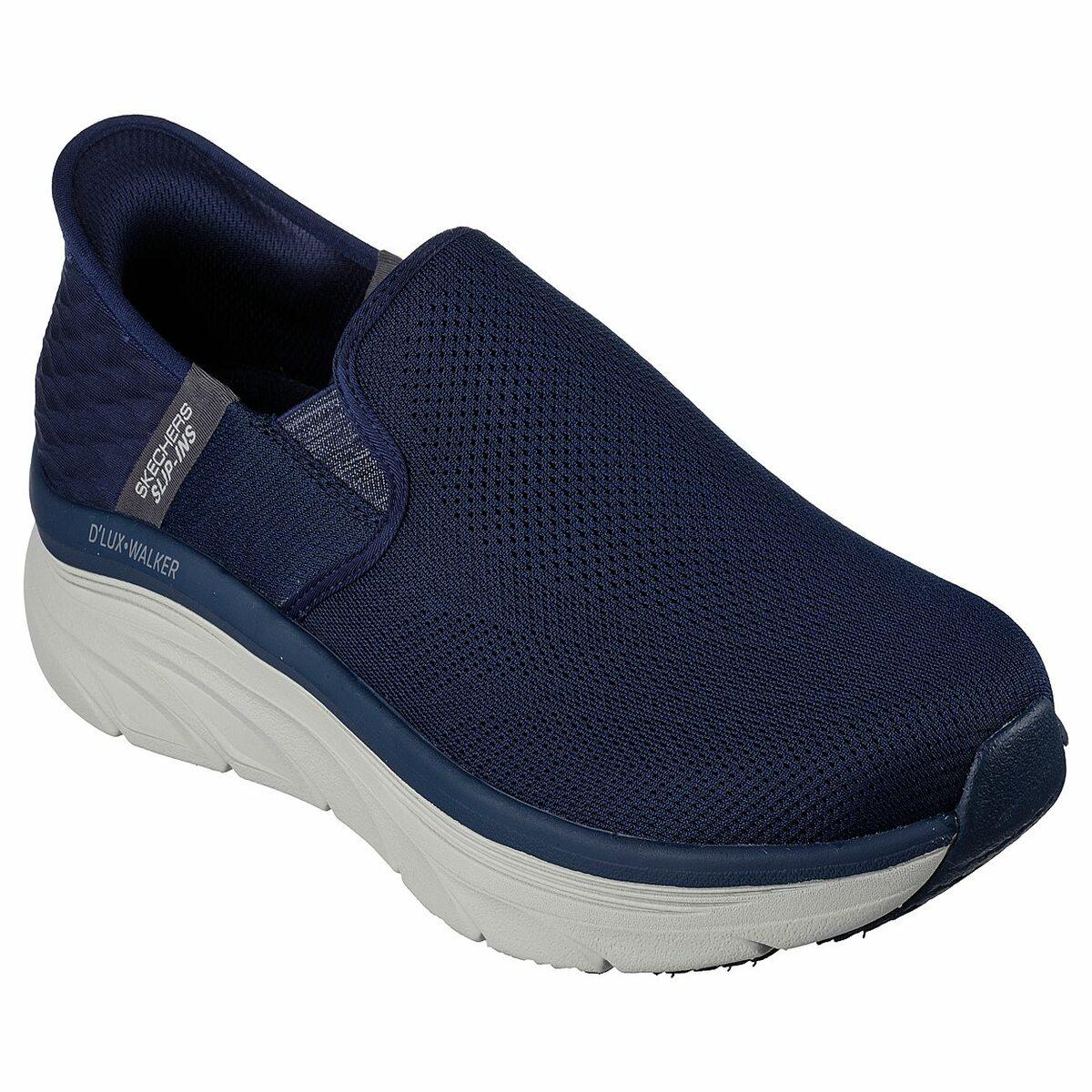 Afslappede Slip-Ons D'lux Walker i Blå fra Skechers