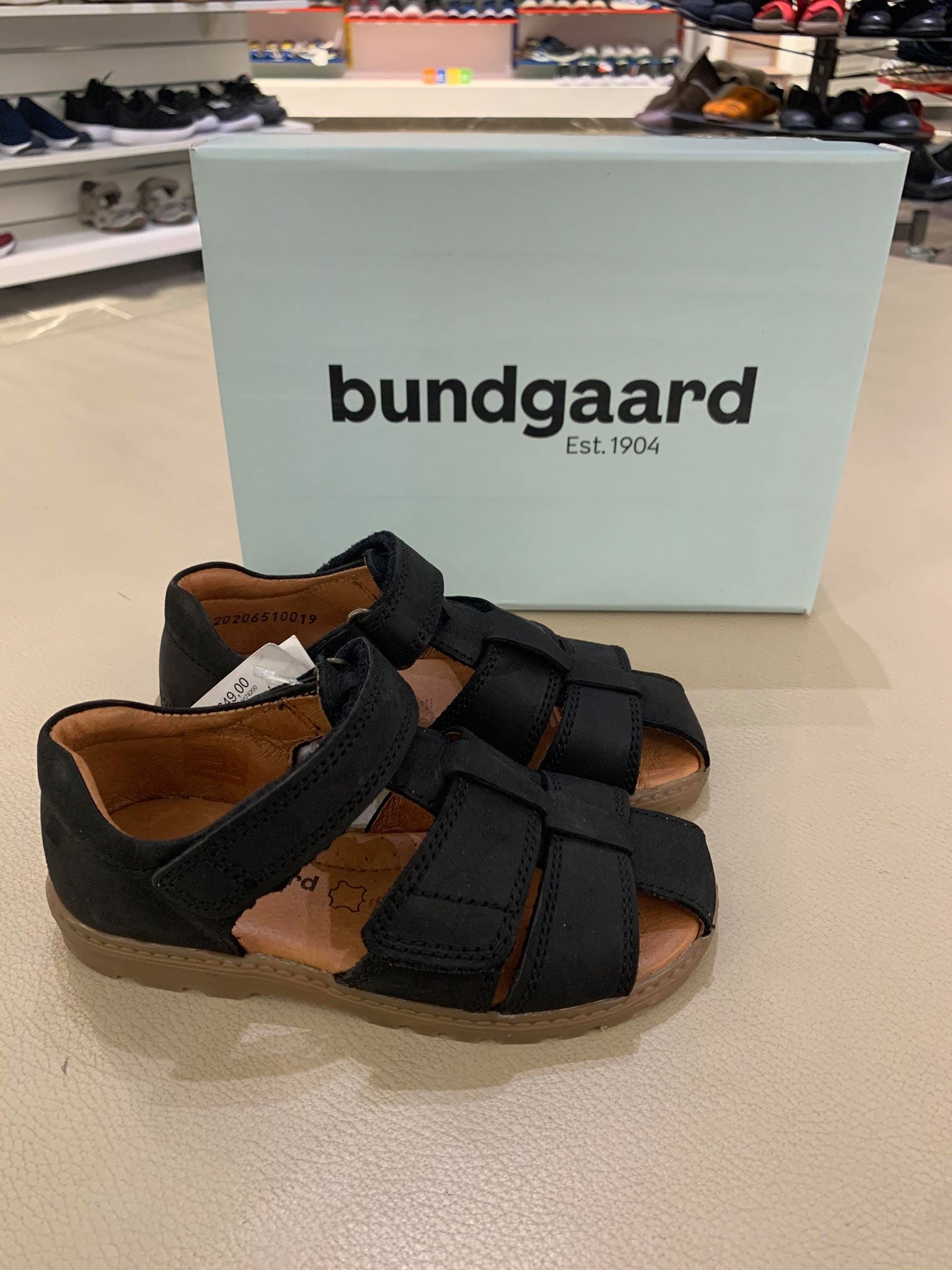 Bundgaard Tritu Sandal med Lukket Snude - Sort