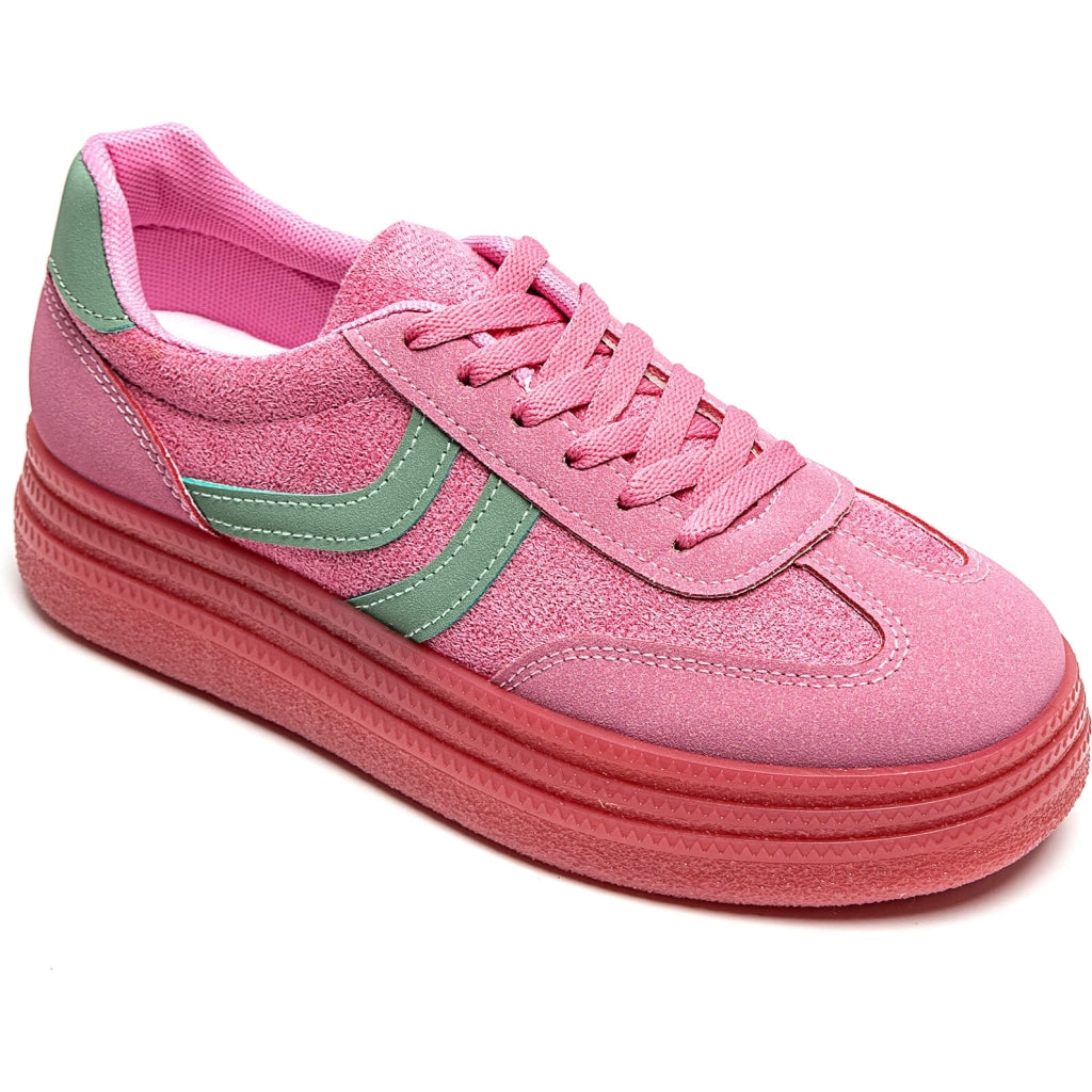 Agnes Dame Sneakers 8999   Fuxia fra Shoes