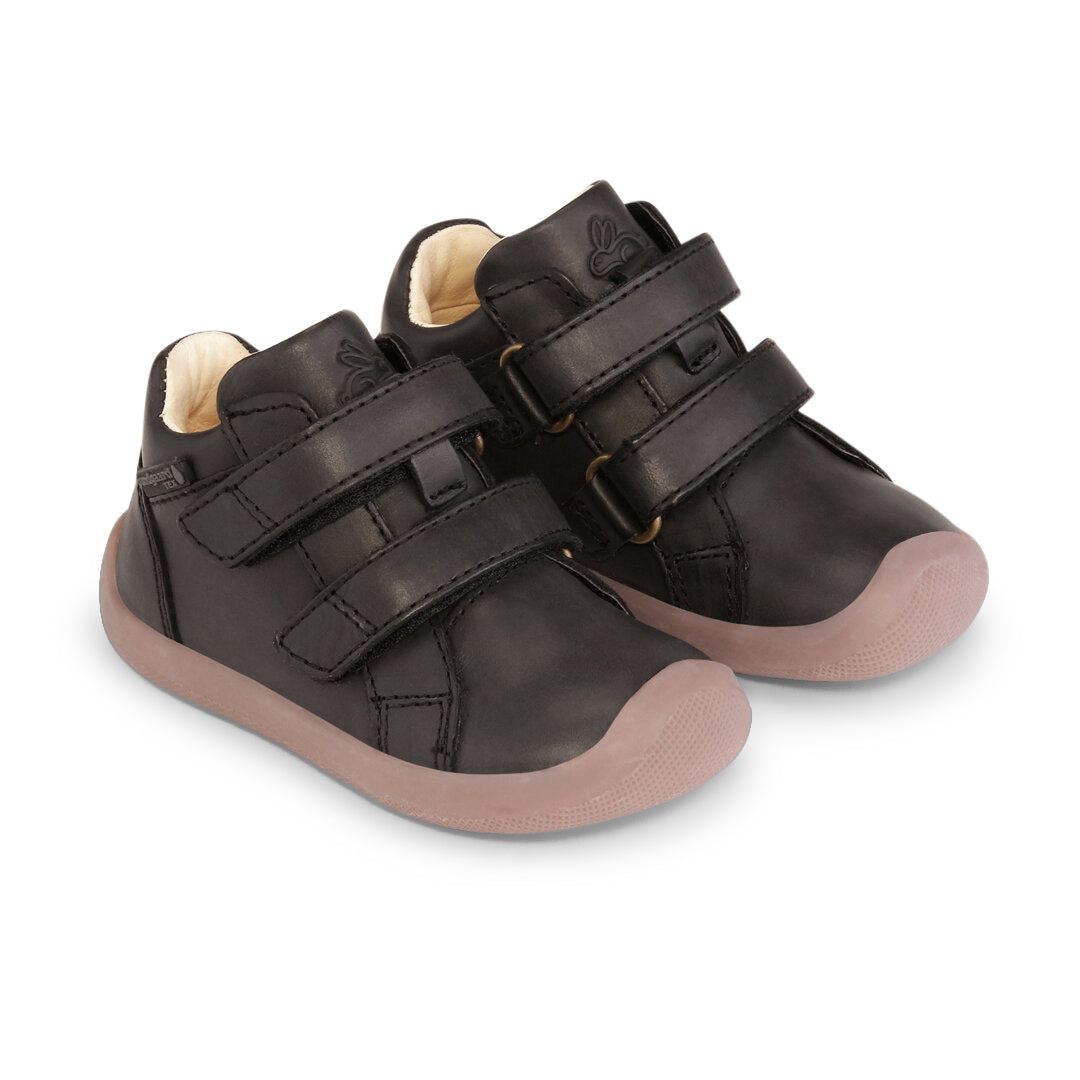 Bundgaard Walk Velcro Sko til Børn - Sort Med Tex-Membran