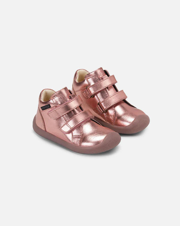 Bundgaard Walk Velcro M. Tex Børnesko - Rose Gold