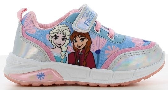 Disney Frost Sneakers med Lys - Blå og Lyserød Børnesko
