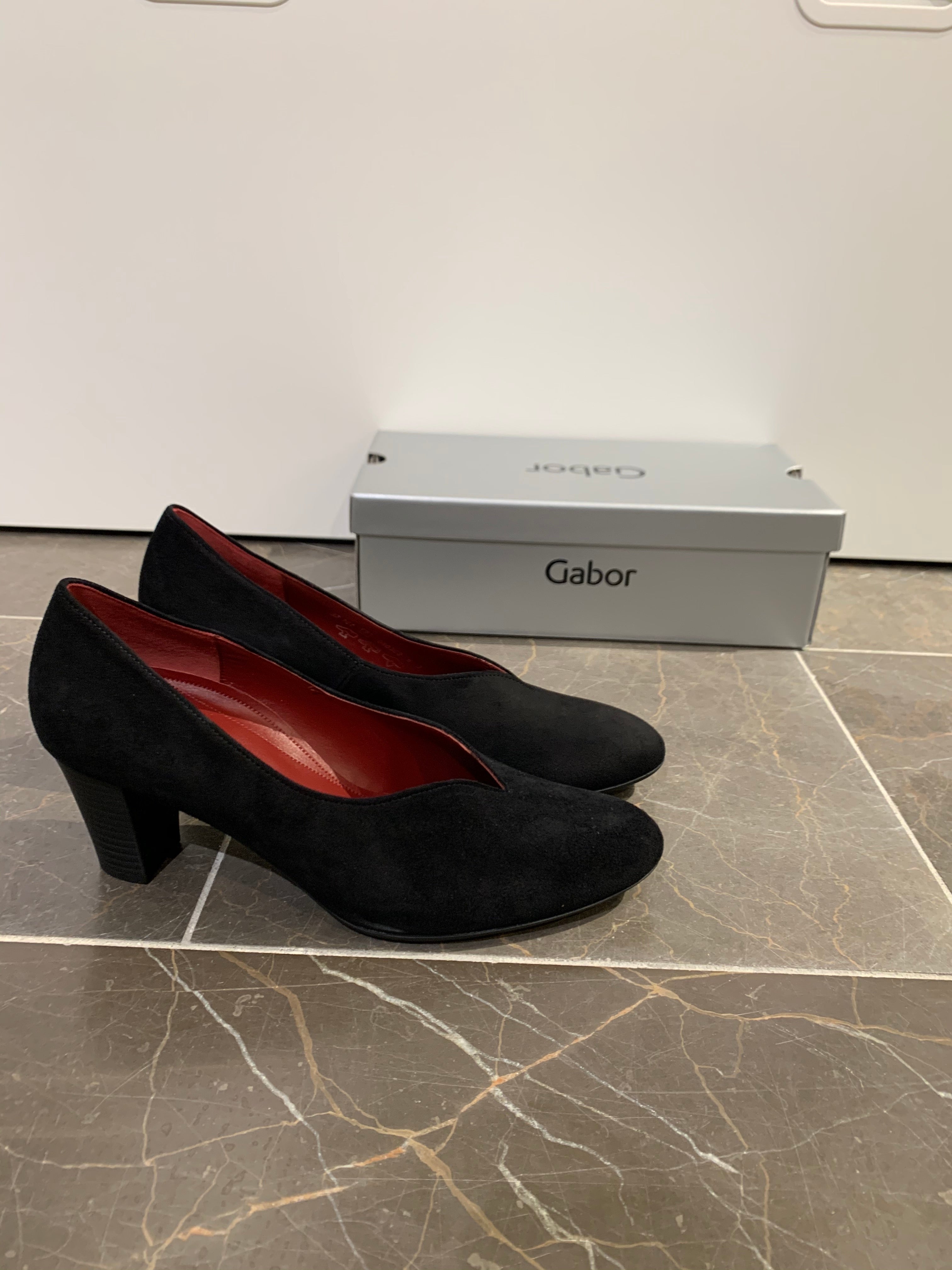 Gabor Pumps i Sort - Komfortabel Model 32.161-47