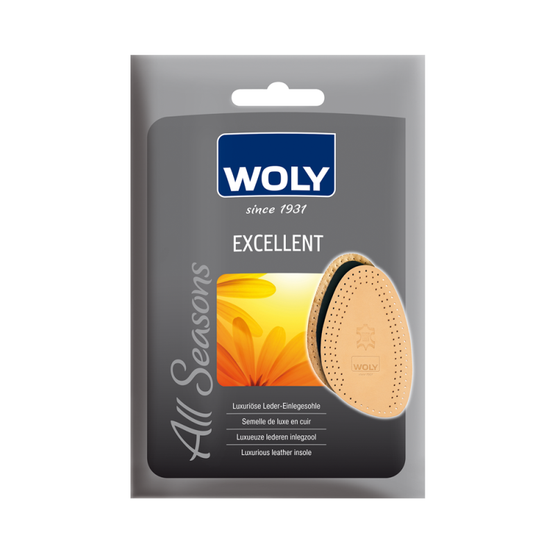 Woly Excellent Halvsål - Komfort og Lugtkontrol