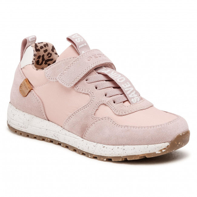 Geox J Alben Rosa Sneakers til Børn - Fantastisk Kvalitet!