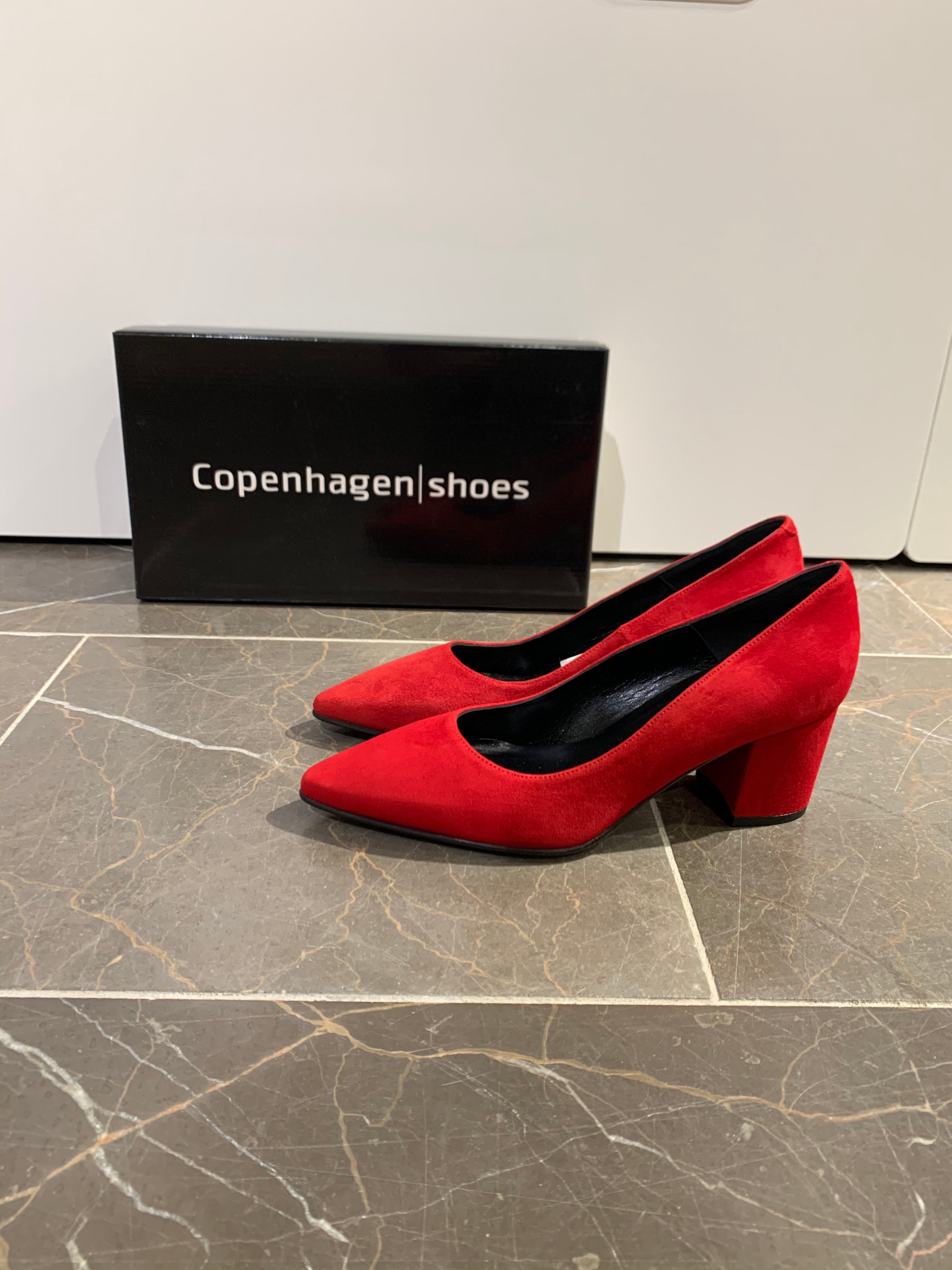 Copenhagen Shoes Jill Pumps i Rød - CS1644 Tilbud!