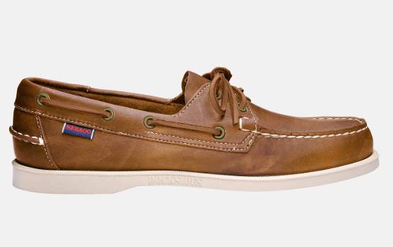 Sebago Docksides Sko i Brun - Klassisk Sailor Stil