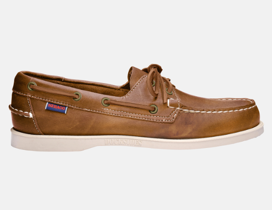Sebago Docksides Sailor Sko i Brun Tan - Klassisk Stil